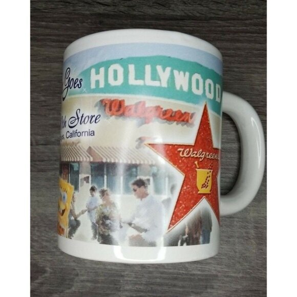 Walgreens Goes Hollywood Coffe Mug - In honor of 4000th Store - 2003 Van Nuys CA - Picture 2 of 4